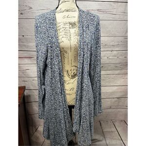Premise 1X open blue and white cardigan - 2463